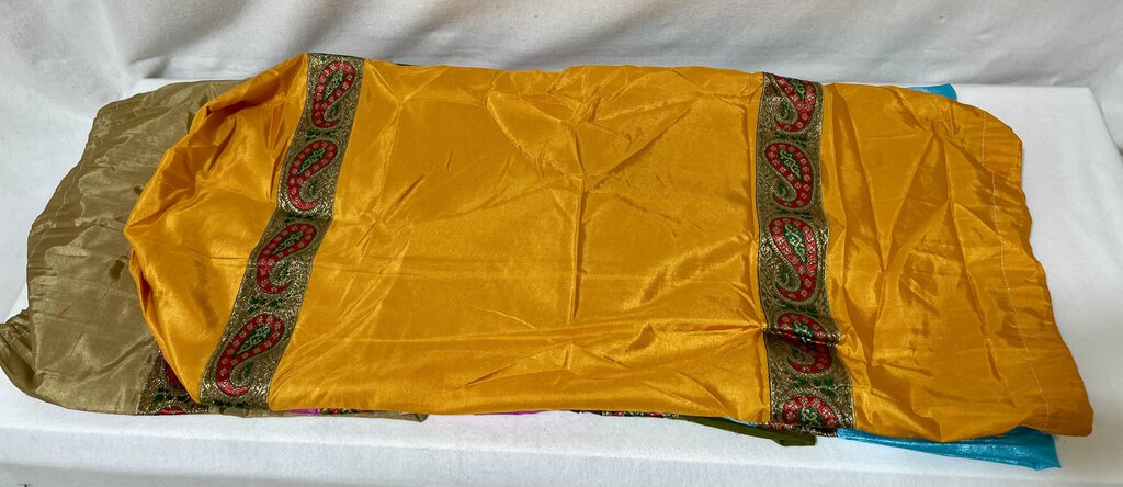 Silk Moroccan Bolster Cover - Various Colors - Each 32L