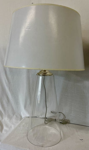 Chamberlain Clear Glass Table Lamp (PAIR)