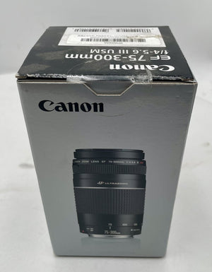 Cannon EF 75-300mm F/4-5.6 III USM (New in Box Sealed)