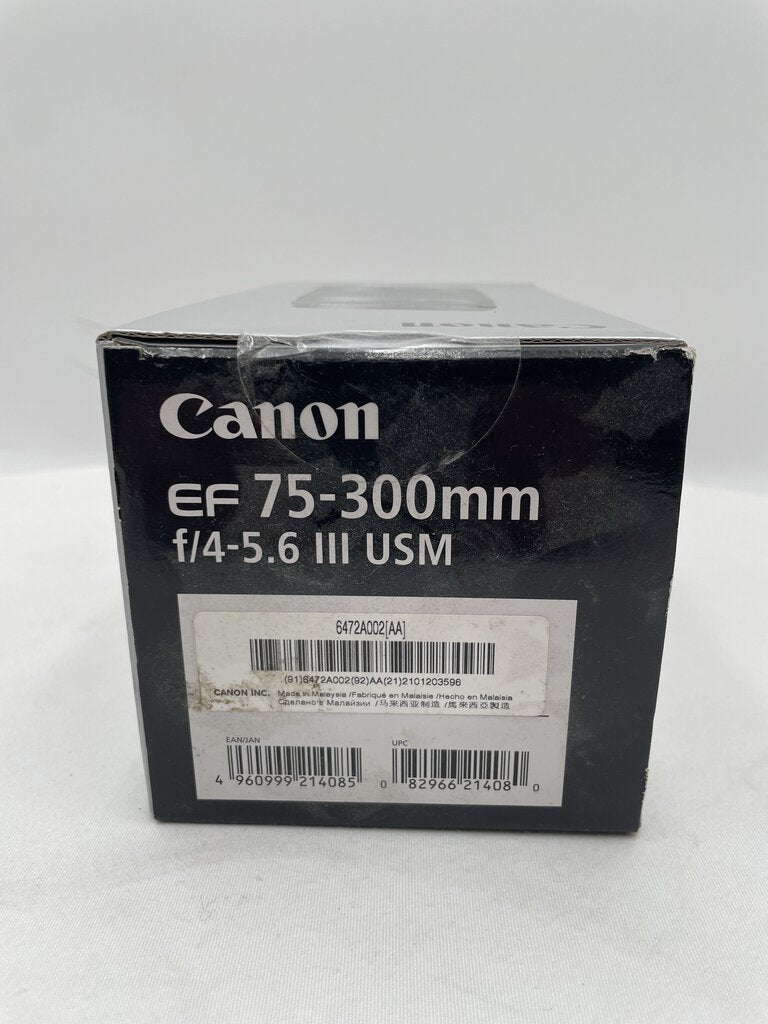 Cannon EF 75-300mm F/4-5.6 III USM (New in Box Sealed)