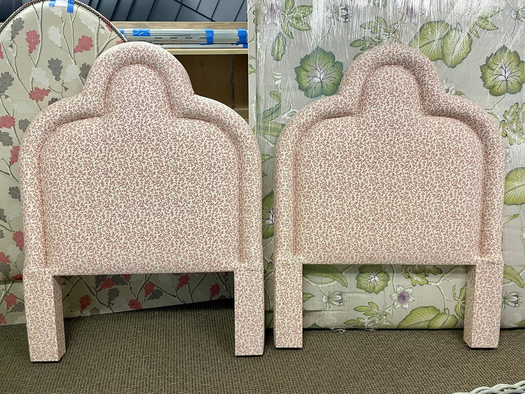 Fitzgerald San Francisco Cream Vine Motif Twin Head Boards (PAIR) (Customer Required Measurements)