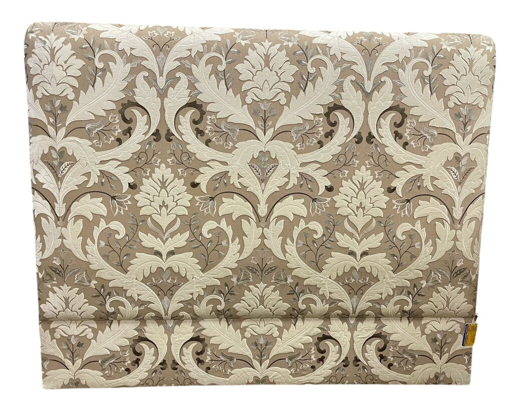 Olive Flur De Lis Motif Headboard (Customer Required Measurements)