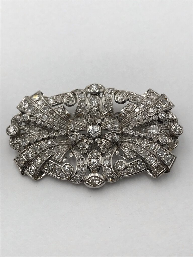 Platinum & Diamond Brooch