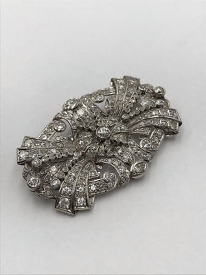 Platinum & Diamond Brooch