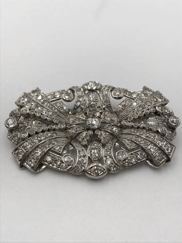 Platinum & Diamond Brooch