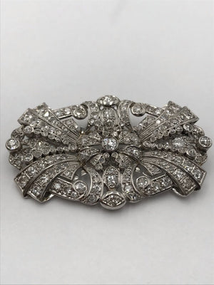 Platinum & Diamond Brooch