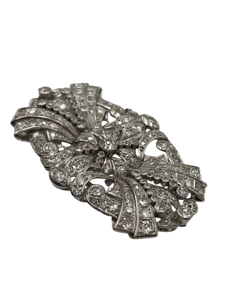 Platinum & Diamond Brooch by Miss Daisy's Consignment & Auction House