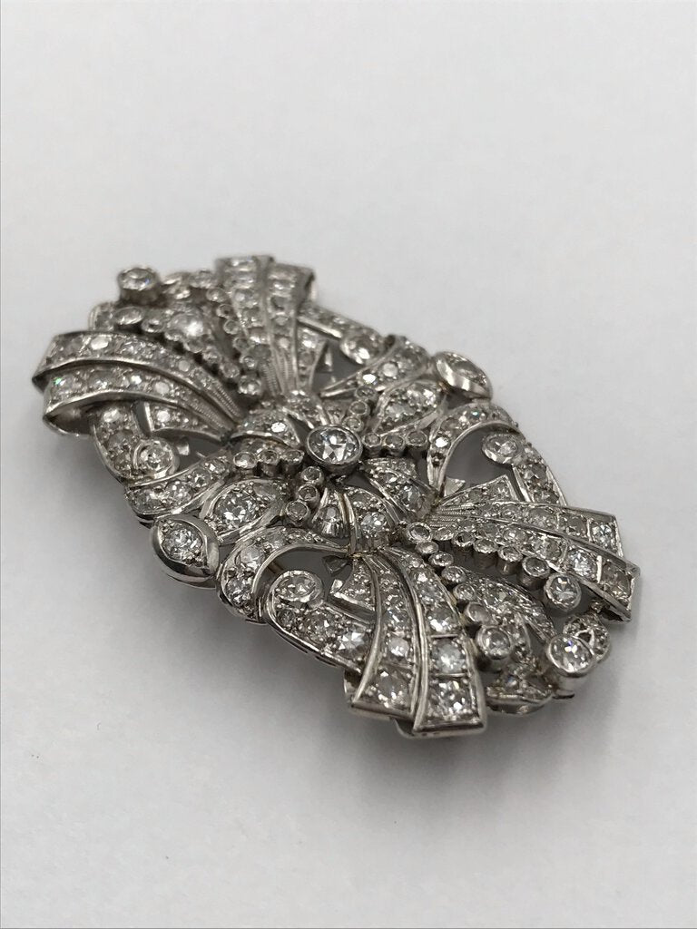 Platinum & Diamond Brooch