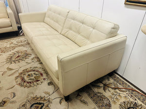 White Leather Sofa