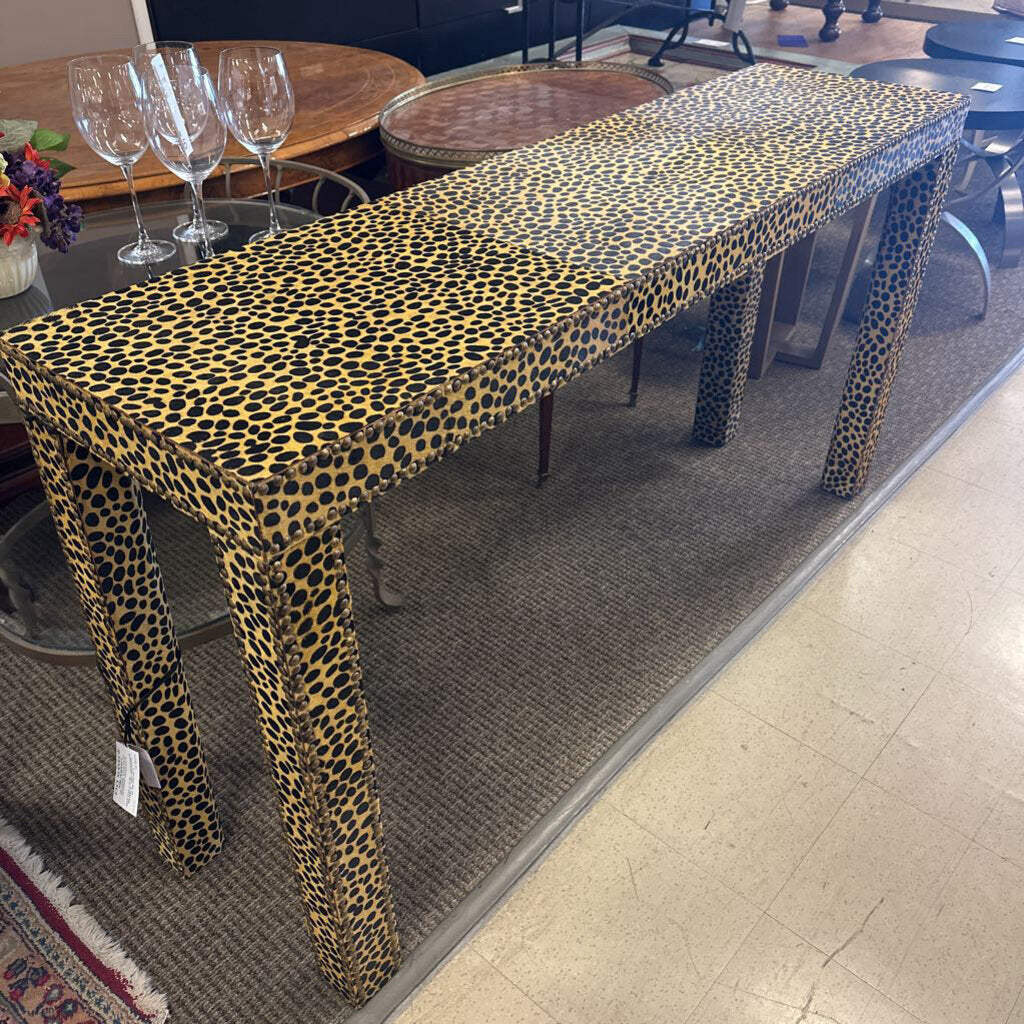 Leopard Console Table