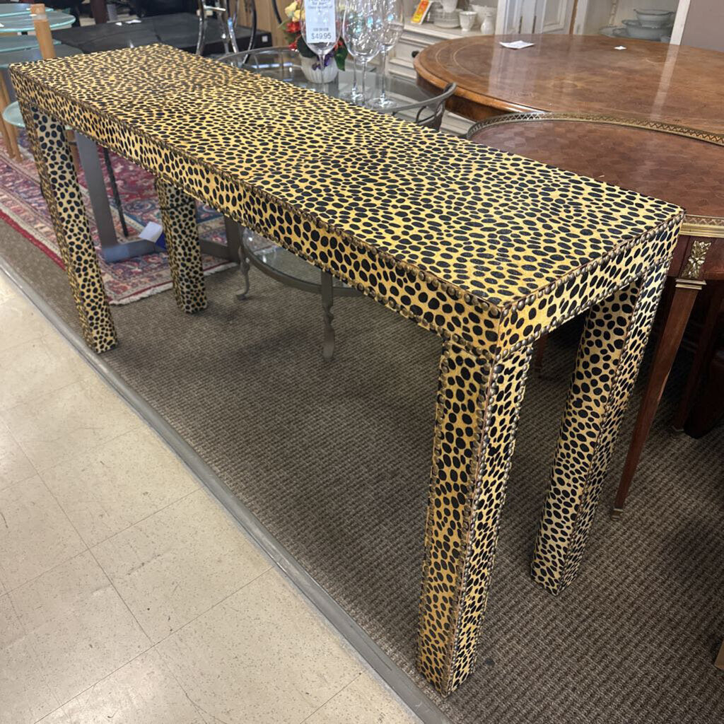 Leopard Console Table