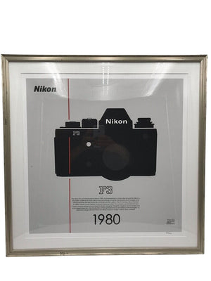 Nikon "1980 F3" 100th Anniversary LE (#90/100) Poster 23x23