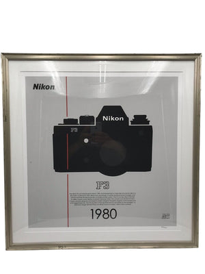 Nikon "1980 F3" 100th Anniversary LE (#90/100) Poster 23x23 by Miss Daisy's Consignment & Auction House