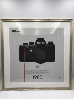 Nikon "1980 F3" 100th Anniversary LE (#90/100) Poster 23x23