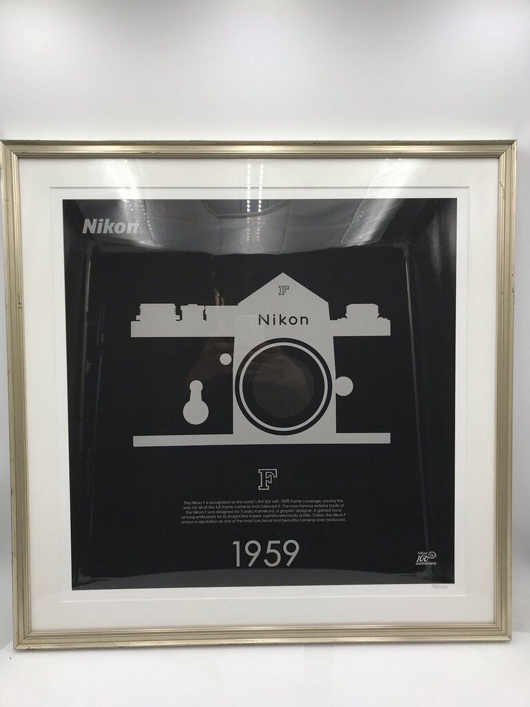 Nikon "1959 F" 100th Anniversary LE (#90/100) Poster 23x23