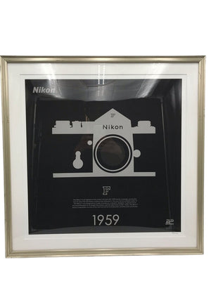 Nikon "1959 F" 100th Anniversary LE (#90/100) Poster 23x23 by Miss Daisy's Consignment & Auction House