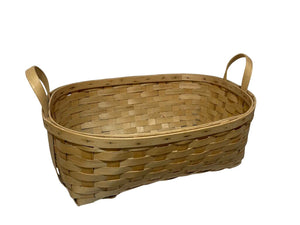 Basketville Wooden Woven Double Handled M Basket by Miss Daisy's Consignment & Auction House