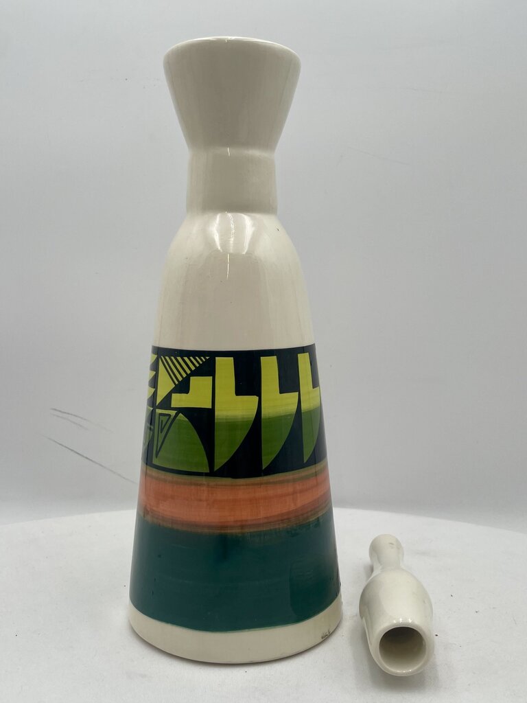Vintage Native American Ute Mountain Tribe Decanter w/ Tasting Lid by L.B. #33
