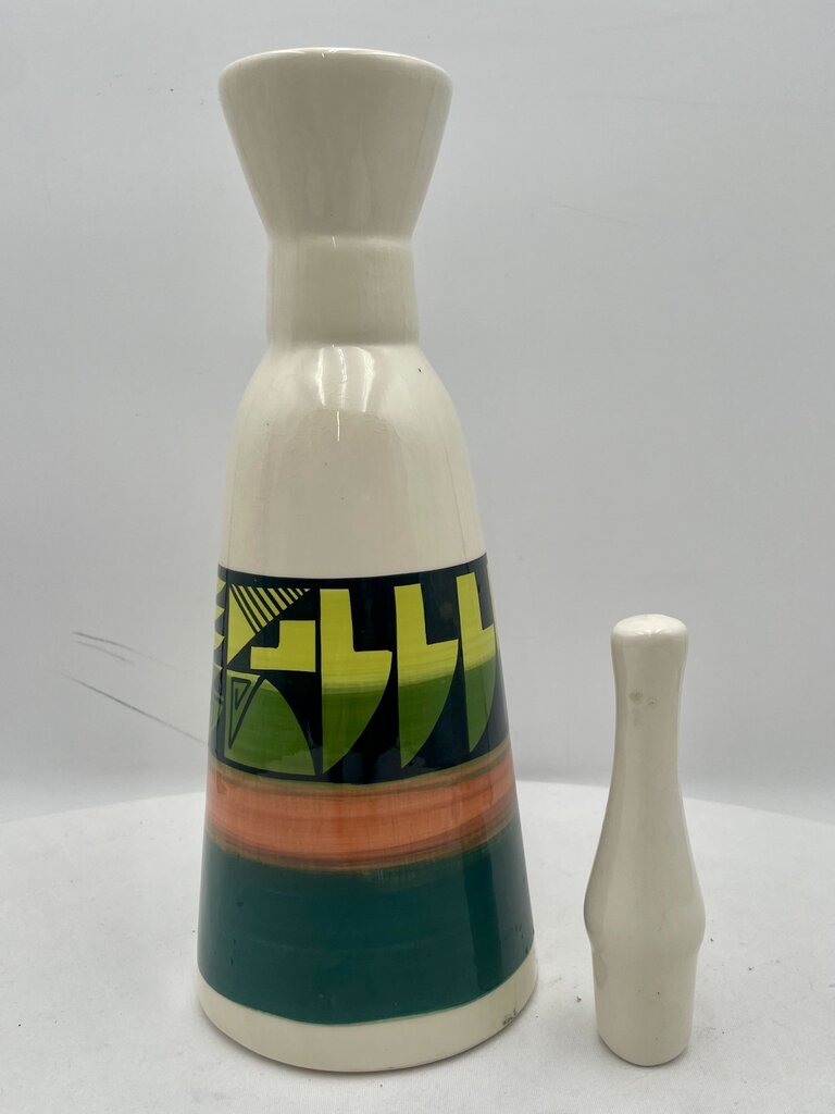 Vintage Native American Ute Mountain Tribe Decanter w/ Tasting Lid by L.B. #33