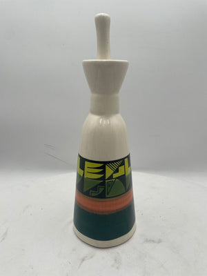 Vintage Native American Ute Mountain Tribe Decanter w/ Tasting Lid by L.B. #33