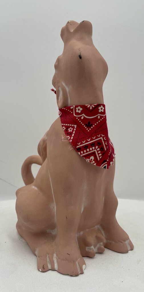 Vintage Ceramic Tan Baying Cow w/ Bandana