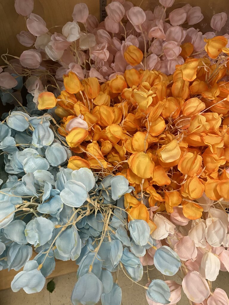 Faux Lantern Flower Stem $12