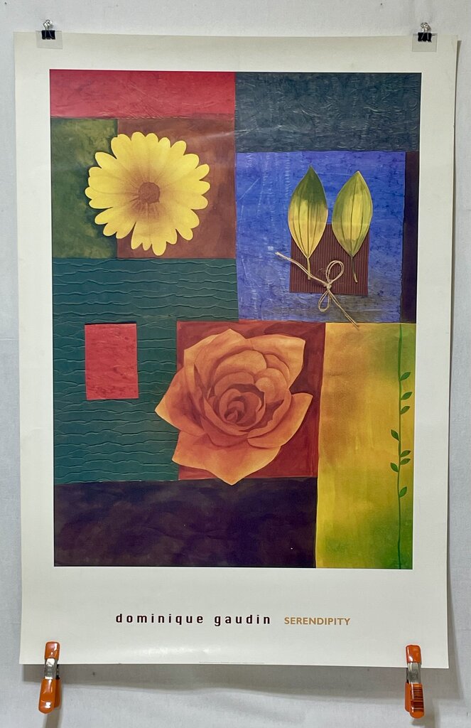 Dominique Gaudin "Serendipity" 2000 High Quality Serigraph Print (NEW Rolled)