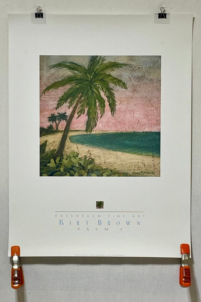 Kirt Brown "Palm I" 2000 High Quality Serigraph Print (NEW Rolled)