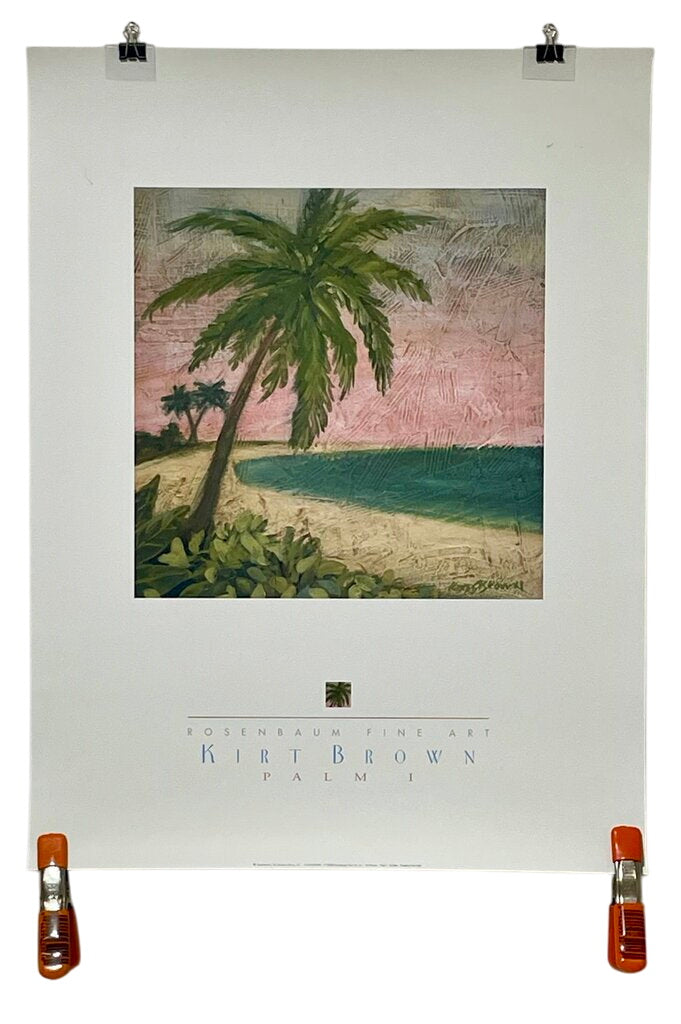 Kirt Brown "Palm I" 2000 High Quality Serigraph Print (NEW Rolled) by Miss Daisy's Consignment & Auction House
