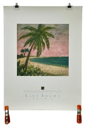 Kirt Brown "Palm I" 2000 High Quality Serigraph Print (NEW Rolled) by Miss Daisy's Consignment & Auction House