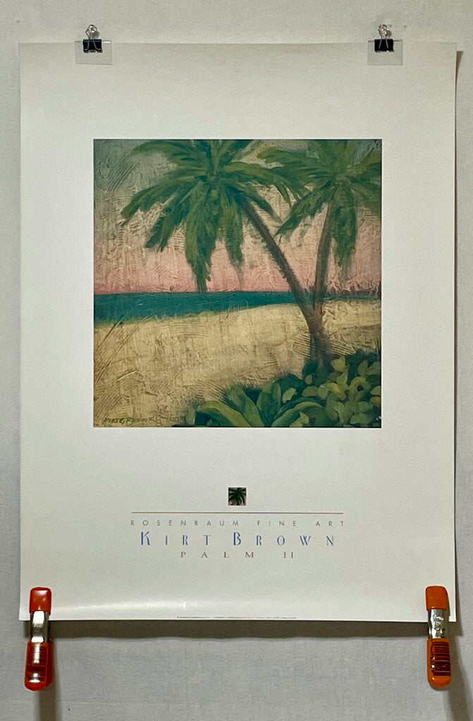 Kirt Brown "Palm II" 2000 High Quality Serigraph Print (NEW Rolled)