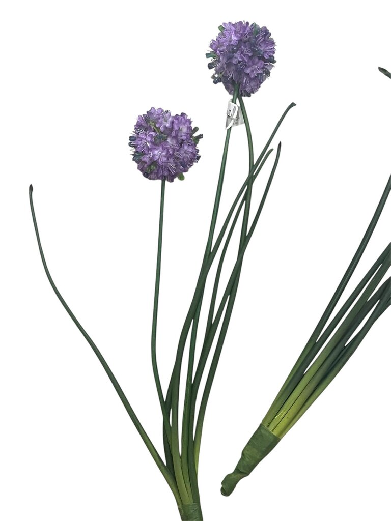 Faux Lavender Allium 2 Bloom Stem $8 Each