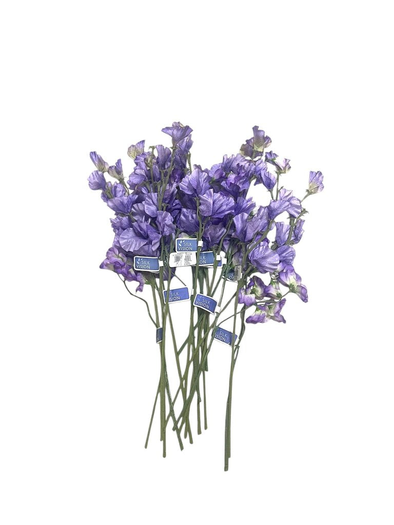 Faux Sweet Pea Spray Lavender $5 Each