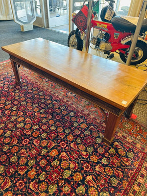Antique Chippendale Carved Coffee Table 60x22x19
