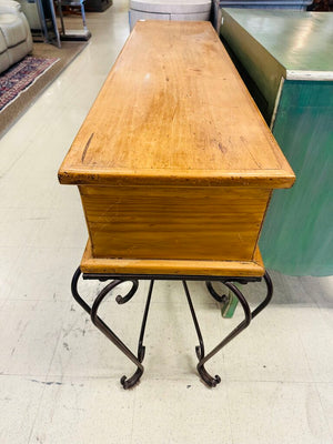 Spanish Style Wood / Iron Console Table