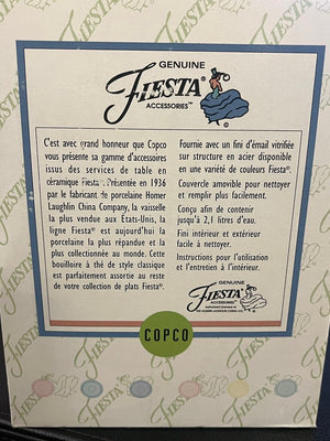 Vintage Copco Fiesta Chartreuse Tea Kettle + Box