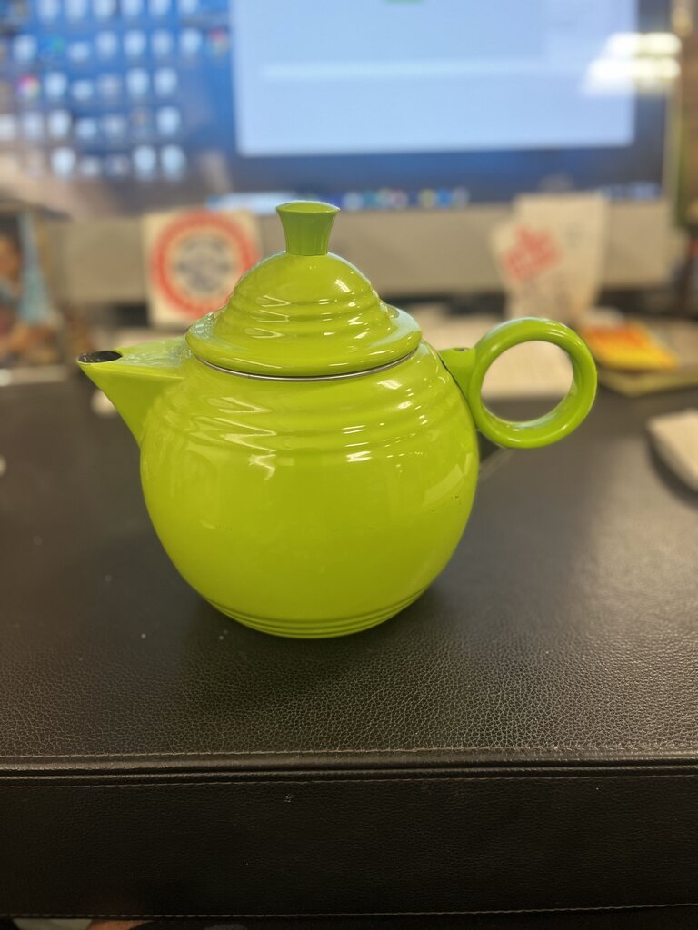 Vintage Copco Fiesta Chartreuse Tea Kettle (No Box)