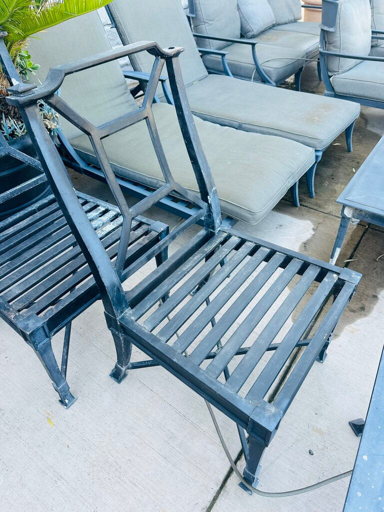 Restoration Hardware Antibes Chairs + Side Table