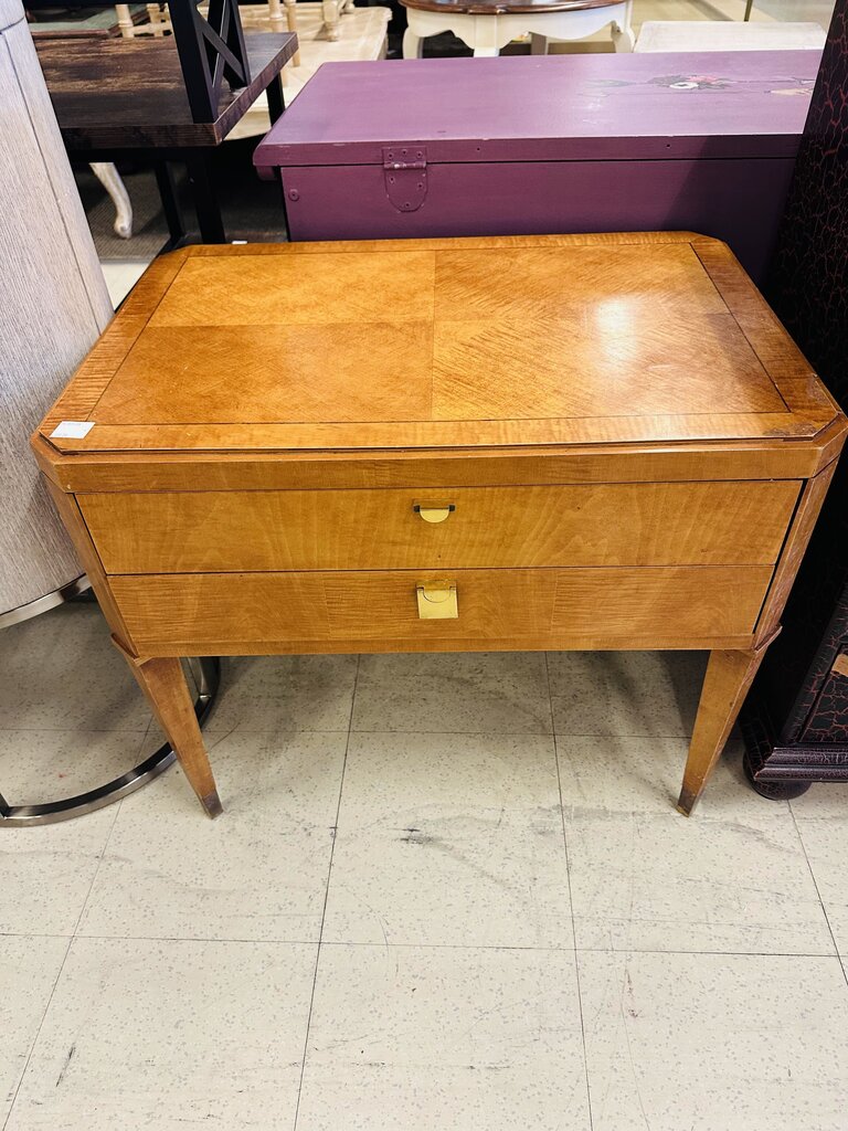 Hickory White Nightstand 19x28x24
