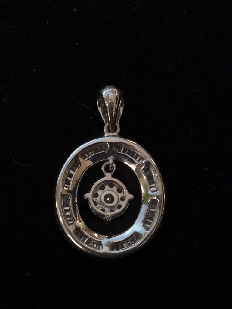 Diamond Pendant 18k White Gold