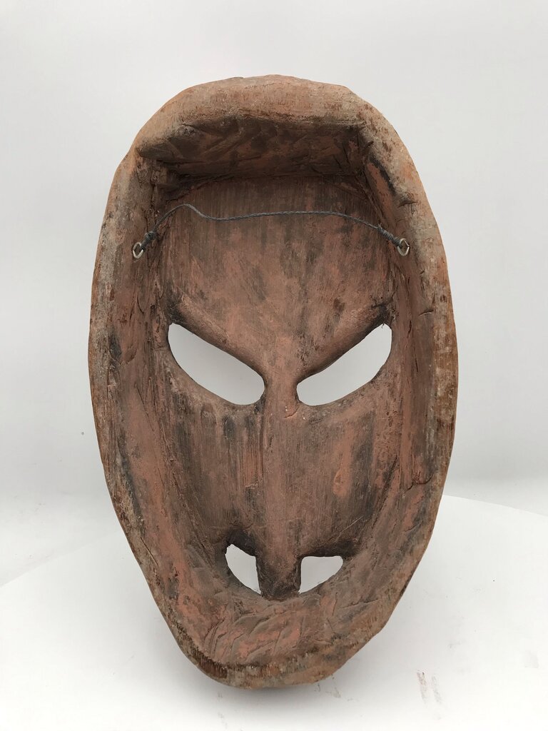 Carved Wooden Tribal Wall Mask