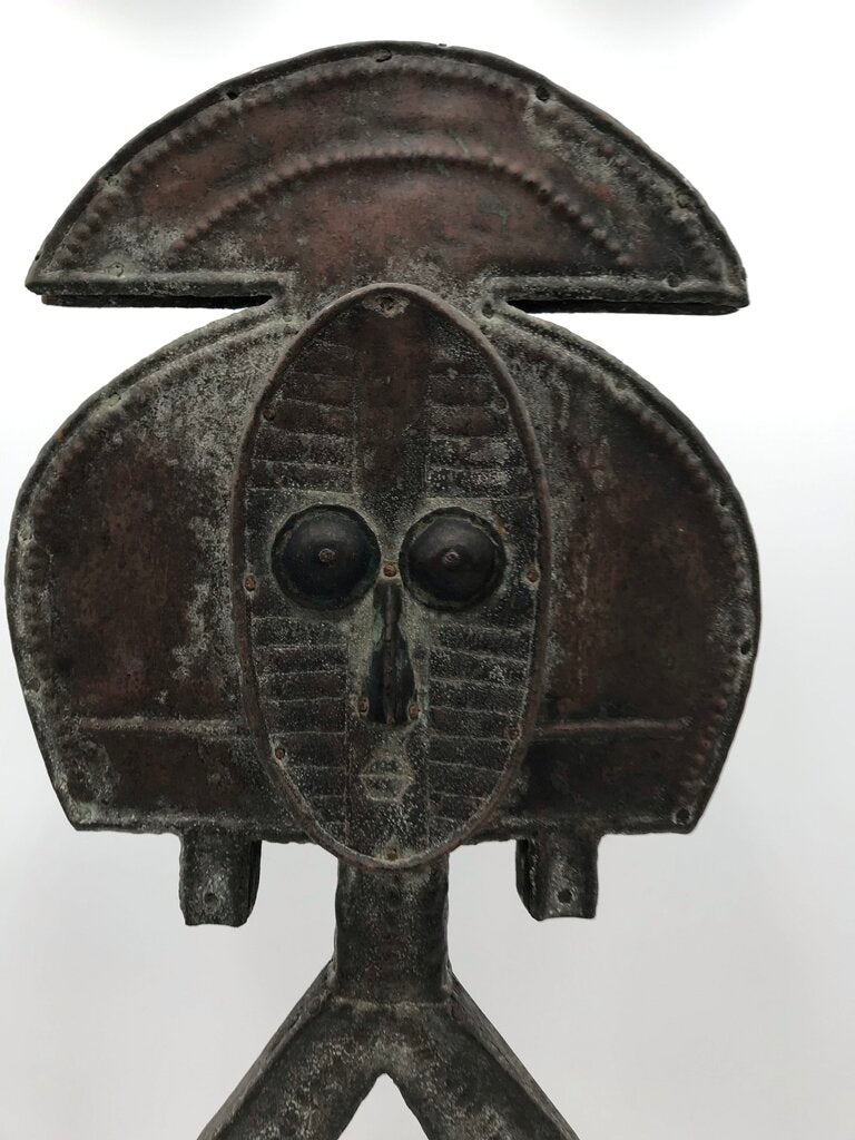 Gabon African Bakota Reliquary Guardian Sculpture