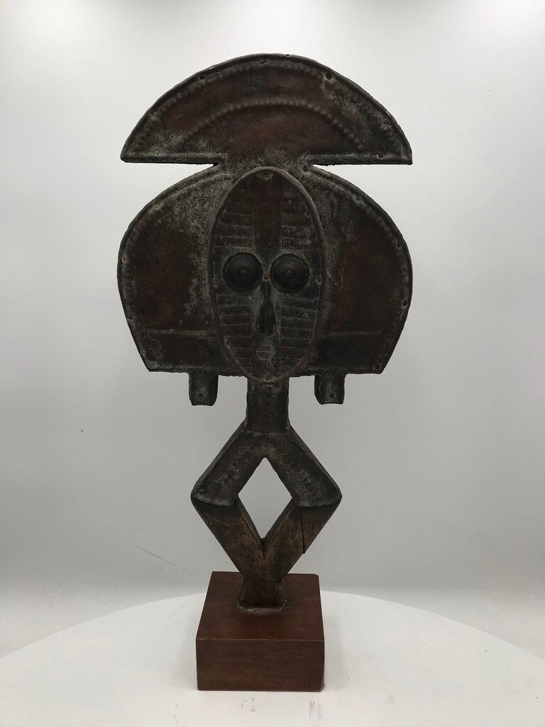 Gabon African Bakota Reliquary Guardian Sculpture