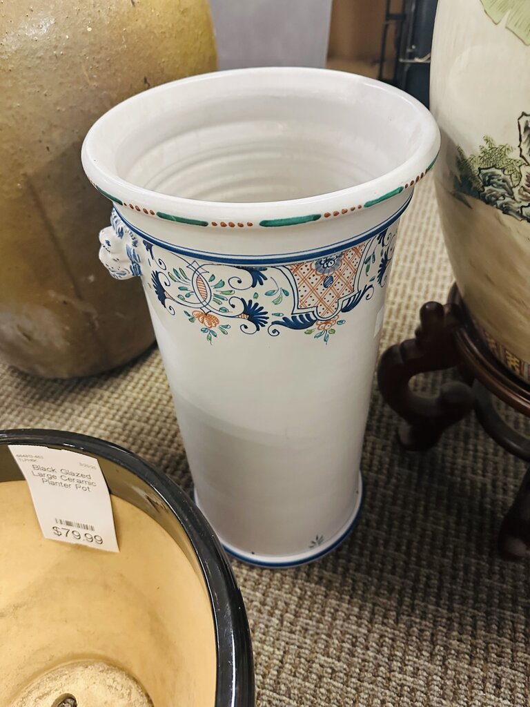 Tall Ceramic Vase 10x19