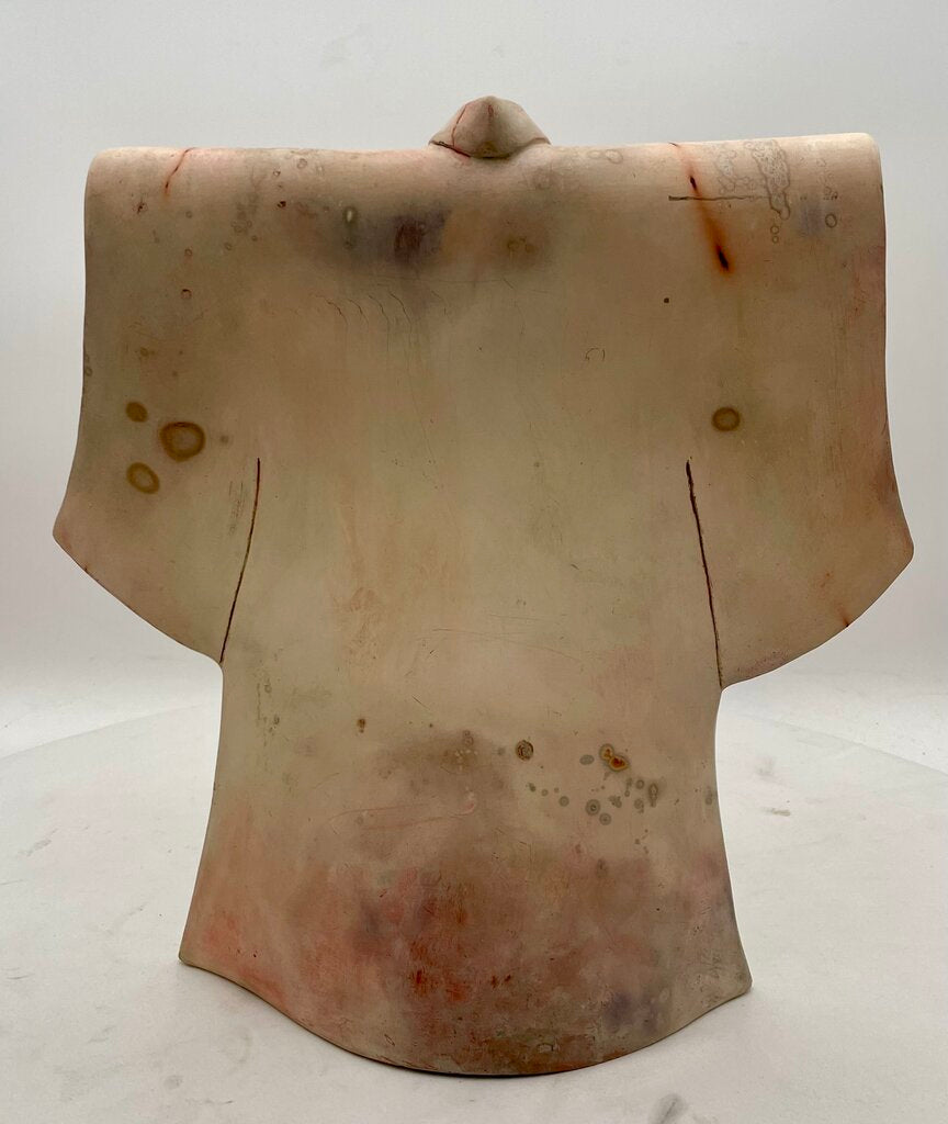 Japanese Style Raku White Pottery Kimono