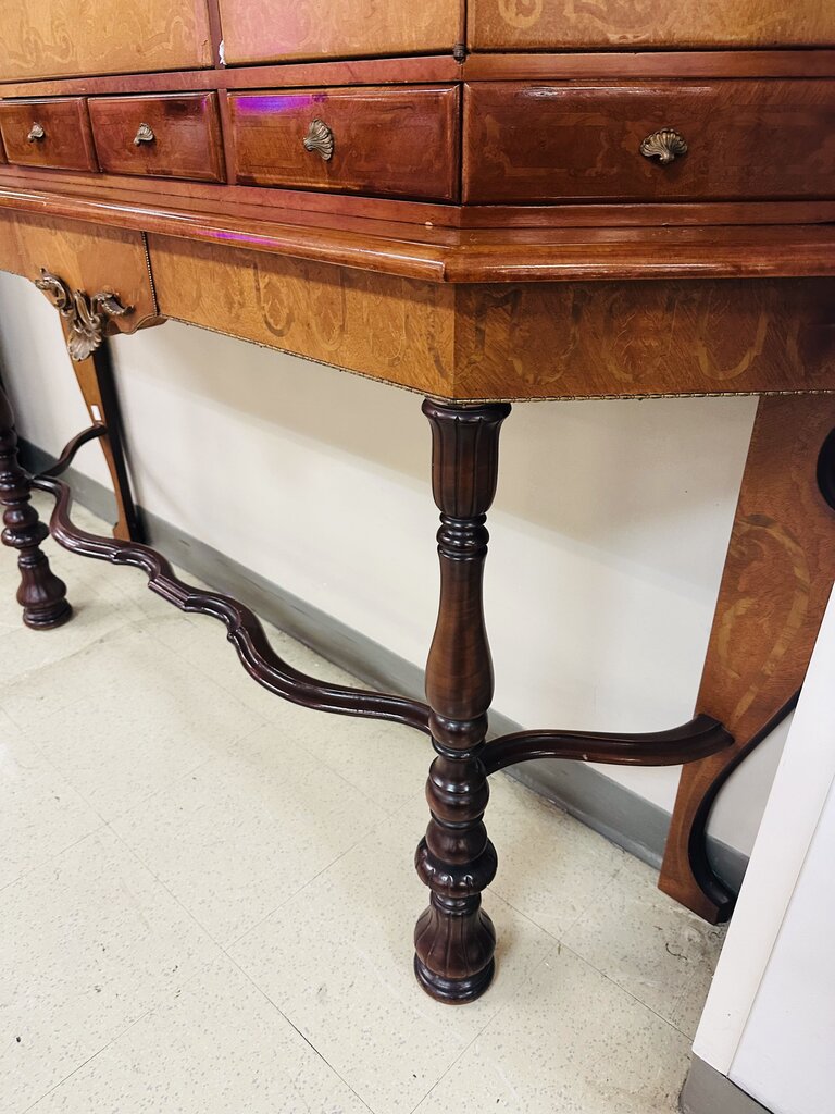 Deco Era French Entry Cabinet 67x16x66