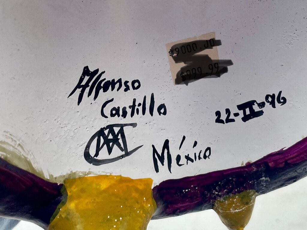 Alfonso Castillo "Candelabra Man" Signed LTD Edition w/ Certificate (Minor Damage)