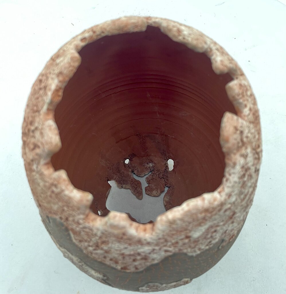 Brown Terracotta Hand Made Decorative Pottery Dry Vase