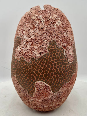 Brown Terracotta Hand Made Decorative Pottery Dry Vase