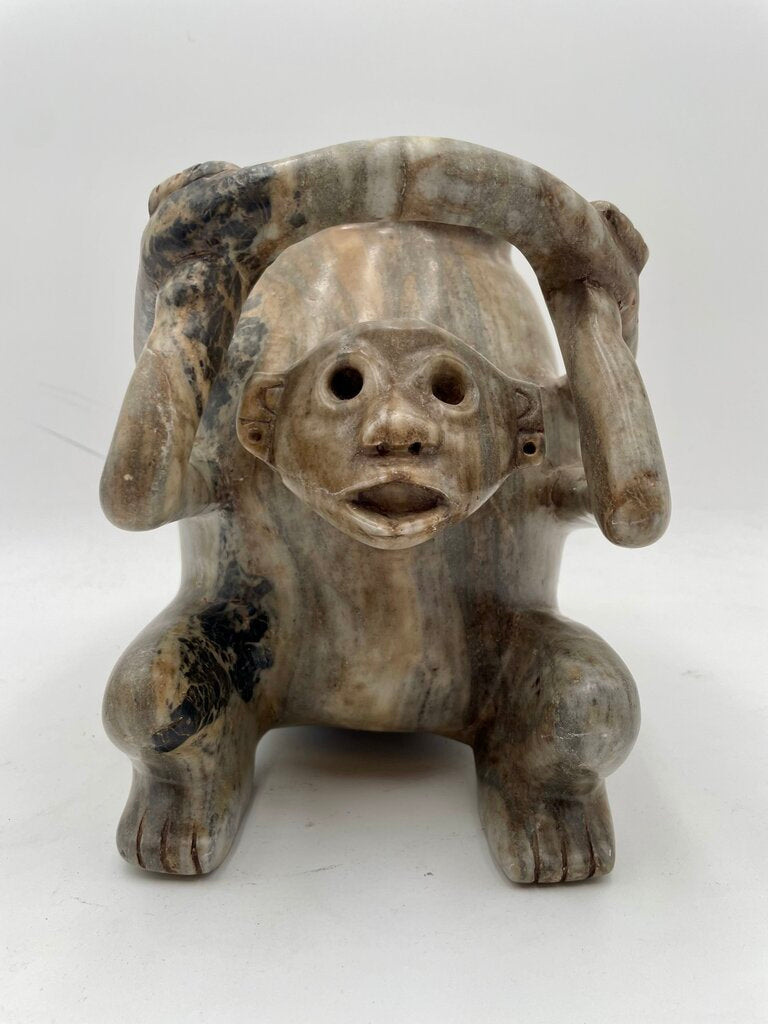 Pre-Columbian Chavin Peru Carved Stone Ceremonial Vessel